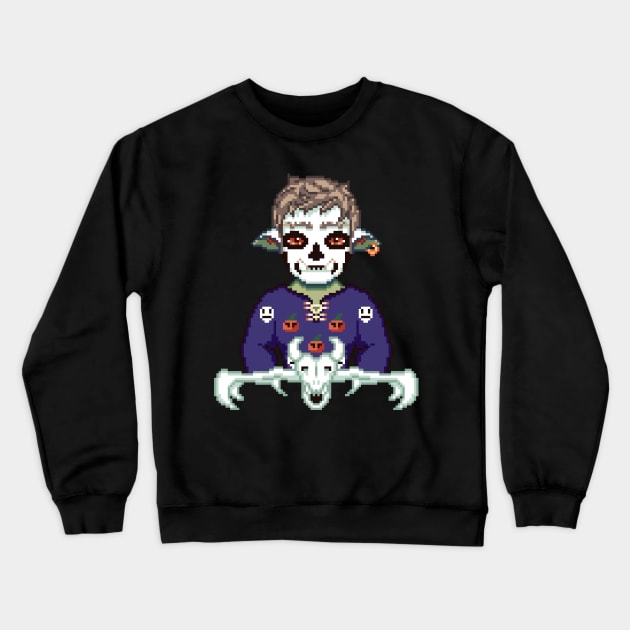 Spooky Goblin Guy Crewneck Sweatshirt by ThrallOfTime